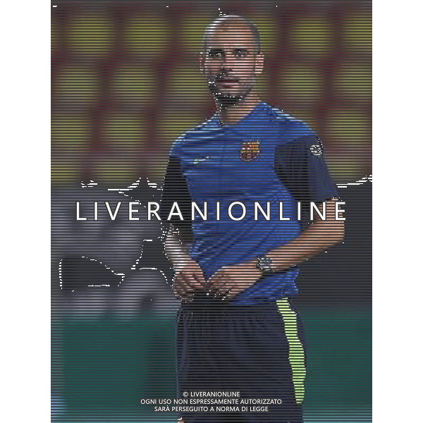 Supercoppa Europea 2009 Montecarlo - 27.08.2009 Allenamento Barcellona Nella Foto:GUARDIOLA JOSEPH /Ph.Vitez-Ag. Aldo Liverani