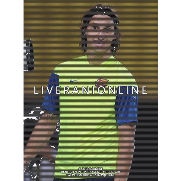 Supercoppa Europea 2009 Montecarlo - 27.08.2009 Allenamento Barcellona Nella Foto:IBRAHIMOVIC ZLATAN /Ph.Vitez-Ag. Aldo Liverani