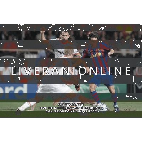 Supercoppa Europea 2009 Montecarlo - 28.08.2009 FC Barcellona-FC Shakhtar Donetsk Nella Foto:MESSI LIONEL /Ph.Vitez-Ag. Aldo Liverani