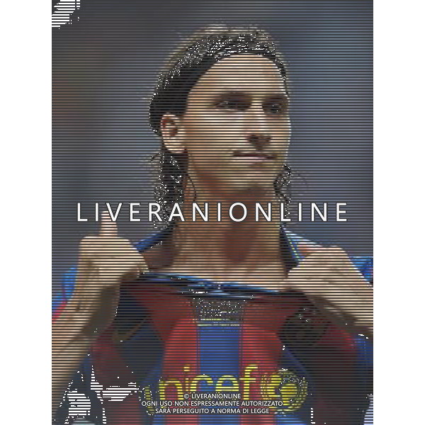 Supercoppa Europea 2009 Montecarlo - 28.08.2009 FC Barcellona-FC Shakhtar Donetsk Nella Foto:IBRAHIMOVIC ZLATAN /Ph.Vitez-Ag. Aldo Liverani