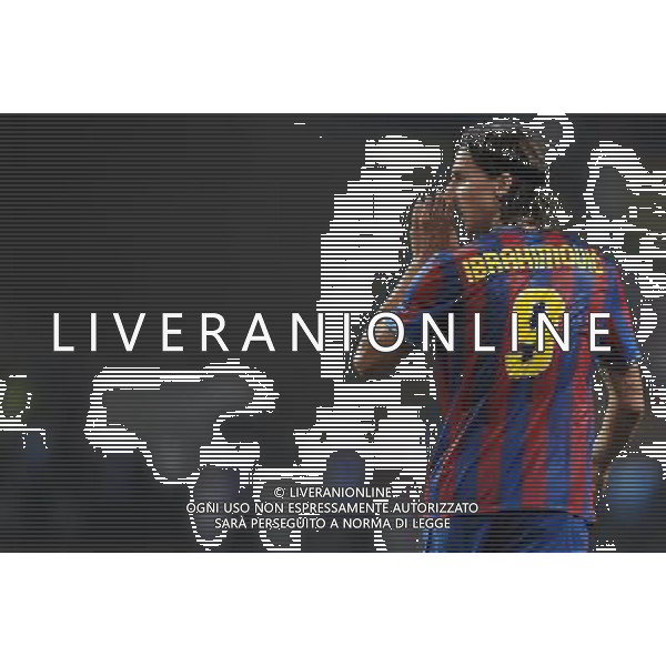 Supercoppa Europea 2009 Montecarlo - 28.08.2009 FC Barcellona-FC Shakhtar Donetsk Nella Foto:IBRAHIMOVIC ZLATAN /Ph.Vitez-Ag. Aldo Liverani