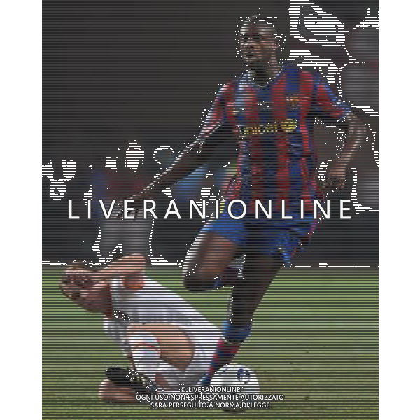 Supercoppa Europea 2009 Montecarlo - 28.08.2009 FC Barcellona-FC Shakhtar Donetsk Nella Foto:KEITA /Ph.Vitez-Ag. Aldo Liverani