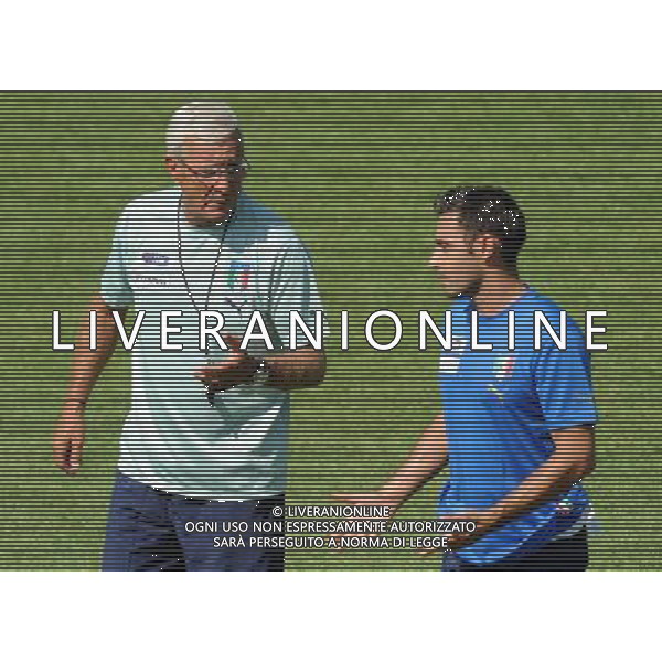 Raduno Nazionale Italiana a Coverciano Coverciano(FI) - 01.09.2009 Allenamento Nella Foto:LIPPI MARCELLO E GMARCO MARCHIONNI /Ph.Vitez-Ag. Aldo Liverani