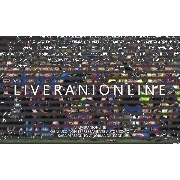 Supercoppa Europea 2009 Montecarlo - 28.08.2009 FC Barcellona-FC Shakhtar Donetsk Nella Foto:ESULTANZA BARCELLONA /Ph.Vitez-Ag. Aldo Liverani