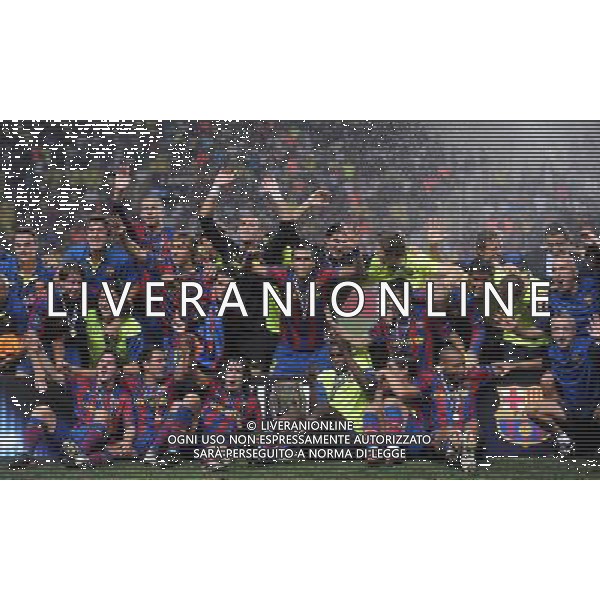 Supercoppa Europea 2009 Montecarlo - 28.08.2009 FC Barcellona-FC Shakhtar Donetsk Nella Foto:ESULTANZA BARCELLONA /Ph.Vitez-Ag. Aldo Liverani