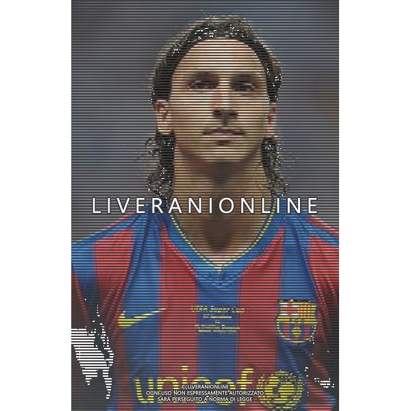 Supercoppa Europea 2009 Montecarlo - 28.08.2009 FC Barcellona-FC Shakhtar Donetsk Nella Foto:IBRAHIMOVIC ZLATAN /Ph.Vitez-Ag. Aldo Liverani