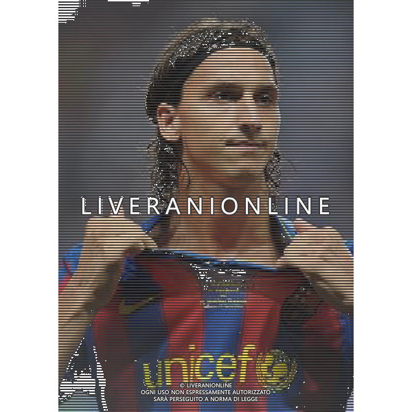 Supercoppa Europea 2009 Montecarlo - 28.08.2009 FC Barcellona-FC Shakhtar Donetsk Nella Foto:IBRAHIMOVIC ZLATAN /Ph.Vitez-Ag. Aldo Liverani