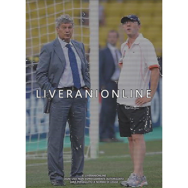 Supercoppa Europea 2009 Montecarlo - 28.08.2009 FC Barcellona-FC Shakhtar Donetsk Nella Foto:LUCESCU MIRCEA-NICOLINI CARLO /Ph.Vitez-Ag. Aldo Liverani