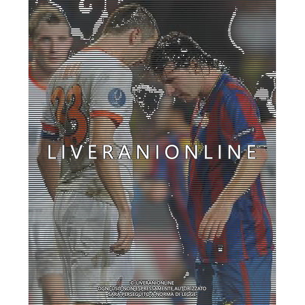 Supercoppa Europea 2009 Montecarlo - 28.08.2009 FC Barcellona-FC Shakhtar Donetsk Nella Foto:MESSI LIONEL-SRNA DARIJO /Ph.Vitez-Ag. Aldo Liverani