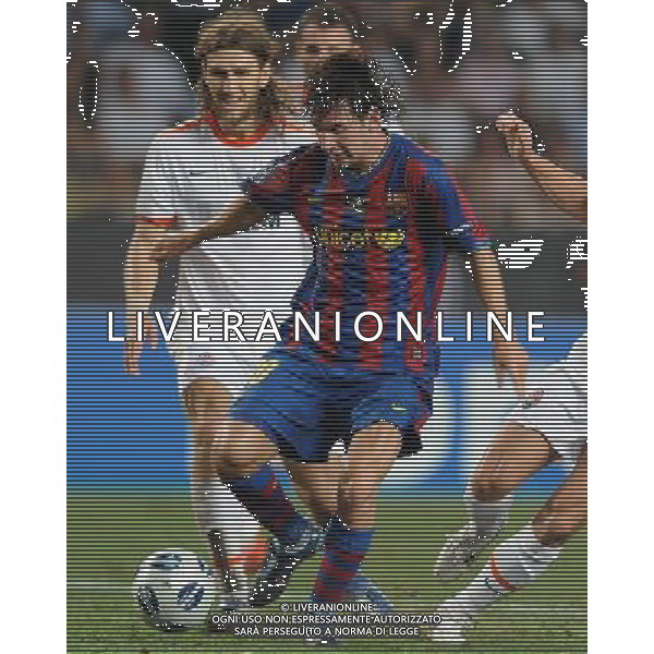 Supercoppa Europea 2009 Montecarlo - 28.08.2009 FC Barcellona-FC Shakhtar Donetsk Nella Foto:MESSI LIONEL /Ph.Vitez-Ag. Aldo Liverani