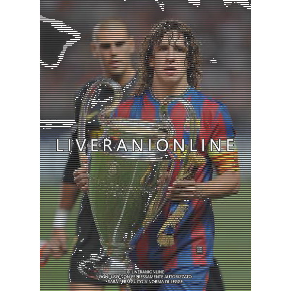 Supercoppa Europea 2009 Montecarlo - 28.08.2009 FC Barcellona-FC Shakhtar Donetsk Nella Foto:PUYOL CARLES /Ph.Vitez-Ag. Aldo Liverani