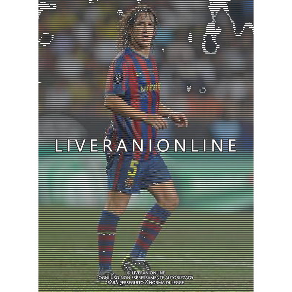 Supercoppa Europea 2009 Montecarlo - 28.08.2009 FC Barcellona-FC Shakhtar Donetsk Nella Foto:PUYOL CARLES /Ph.Vitez-Ag. Aldo Liverani
