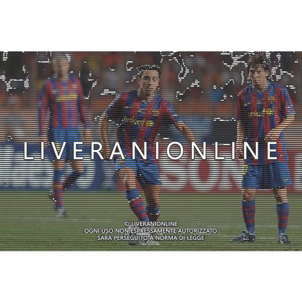 Supercoppa Europea 2009 Montecarlo - 28.08.2009 FC Barcellona-FC Shakhtar Donetsk Nella Foto:XAVI HERNANDEZ /Ph.Vitez-Ag. Aldo Liverani