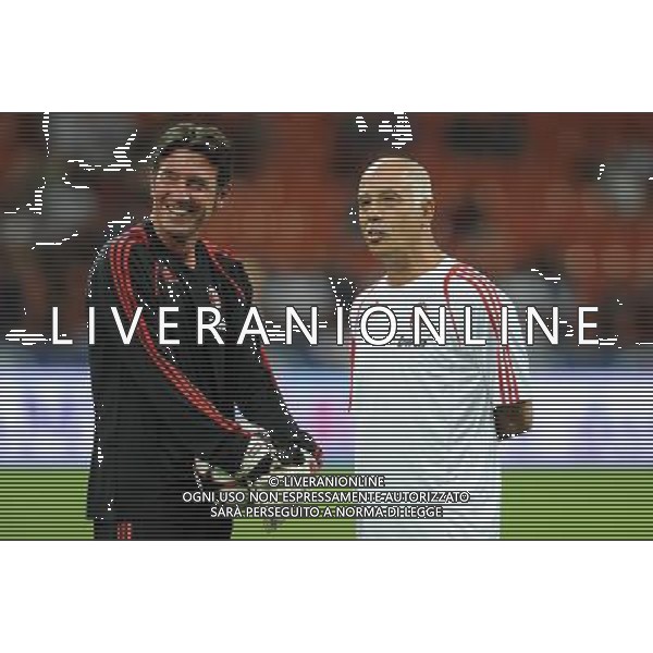 Trofeo Telecom Italia per la lotta alla SLA Milano - 07.09.2009 Milan Glorie-Real Madrid Veteranos Nella Foto:VIRDIS PIETRO PAOLO GALLI GIOVANNI /Ph.Vitez-Ag. Aldo Liverani