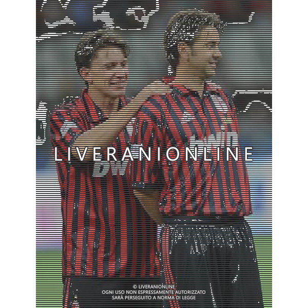 Trofeo Telecom Italia per la lotta alla SLA Milano - 07.09.2009 Milan Glorie-Real Madrid Veteranos Nella Foto:COSTACURTA ALESSANDRO-ERANIO STEFANO /Ph.Vitez-Ag. Aldo Liverani