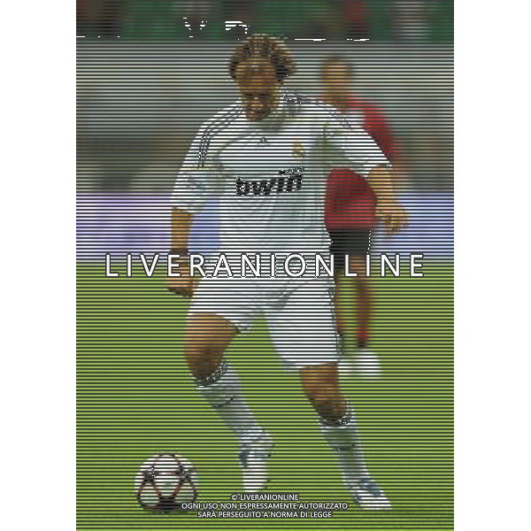 Trofeo Telecom Italia per la lotta alla SLA Milano - 07.09.2009 Milan Glorie-Real Madrid Veteranos Nella Foto:ALFONSO /Ph.Vitez-Ag. Aldo Liverani