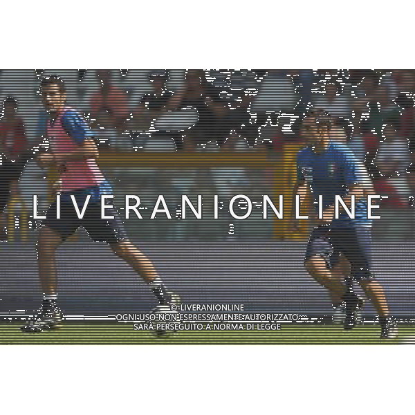 08-09-2009 Torino Sport-Calcio Allenamento Italia allo Stadio Olimpico di Torino Nella foto: Marco Marchionni ag aldo liverani 