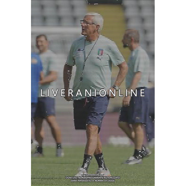 08-09-2009 Torino Sport-Calcio Allenamento Italia allo Stadio Olimpico di Torino Nella foto: Lippi marcello ag aldo liverani 