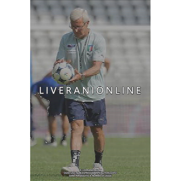 08-09-2009 Torino Sport-Calcio Allenamento Italia allo Stadio Olimpico di Torino Nella foto: Lippi marcello ag aldo liverani 
