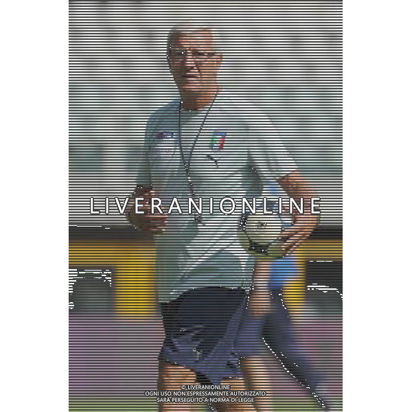 08-09-2009 Torino Sport-Calcio Allenamento Italia allo Stadio Olimpico di Torino Nella foto: Lippi marcello ag aldo liverani 