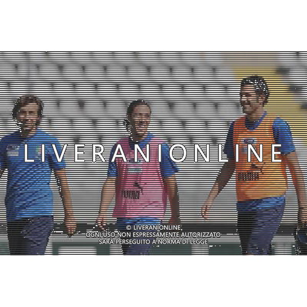 08-09-2009 Torino Sport-Calcio Allenamento Italia allo Stadio Olimpico di Torino Nella foto: Pirlo, Camoranesi e Grosso ag aldo liverani 