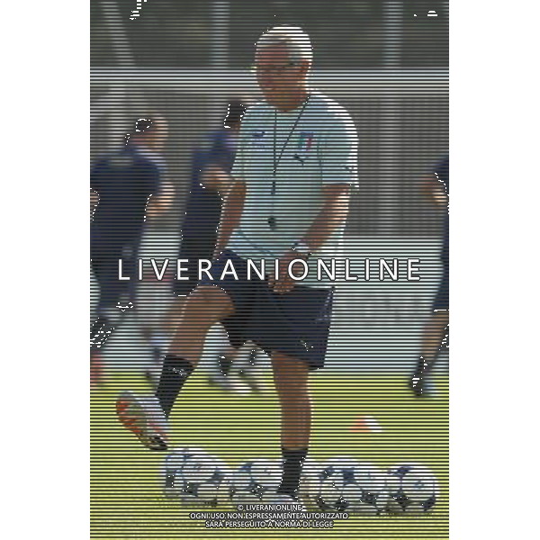 08-09-2009 Torino Sport-Calcio Allenamento Italia allo Stadio Olimpico di Torino Nella foto: Lippi Marcello ag aldo liverani 
