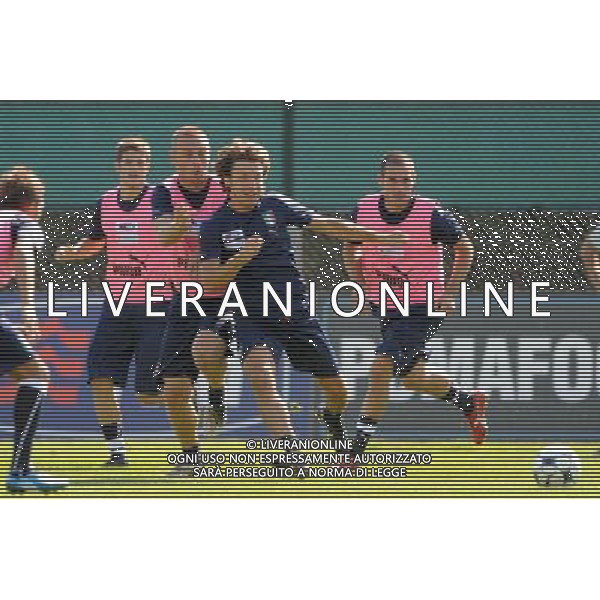 08-09-2009 Torino Sport-Calcio Allenamento Italia allo Stadio Olimpico di Torino Nella foto: De Rossi, Pirlo e D\'Agostino ag aldo liverani 