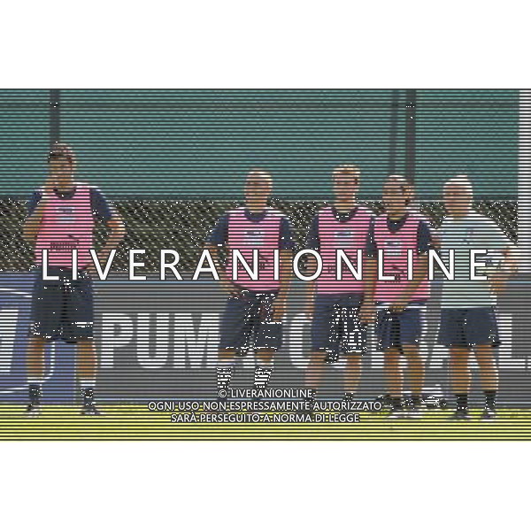 08-09-2009 Torino Sport-Calcio Allenamento Italia allo Stadio Olimpico di Torino Nella foto: Grosso, cannavaro, Marchisio, Camoranesi e pezzotti ag aldo liverani 