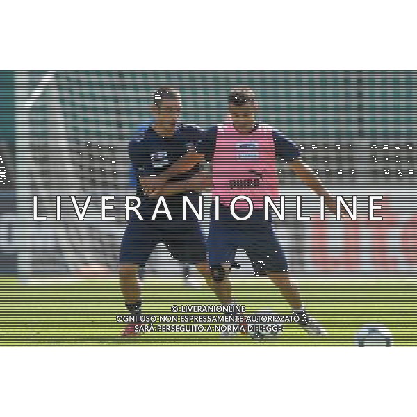 08-09-2009 Torino Sport-Calcio Allenamento Italia allo Stadio Olimpico di Torino Nella foto: Quagliarella e D\'Agostino ag aldo liverani 