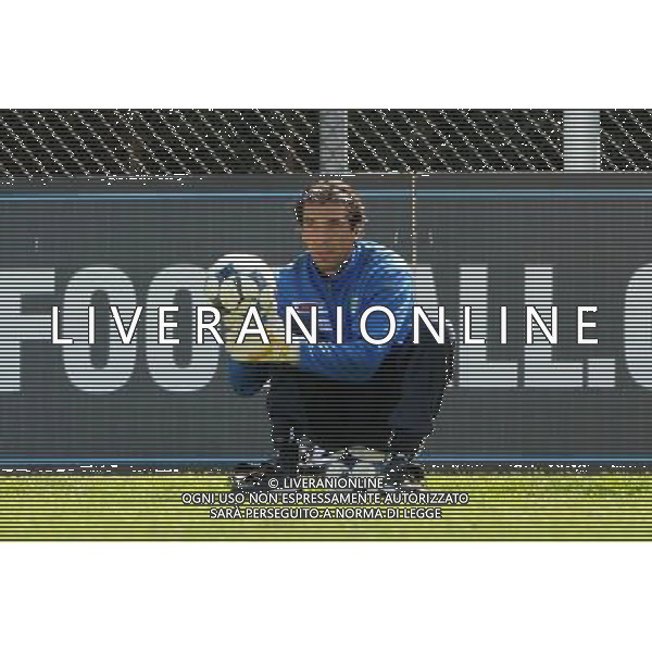 08-09-2009 Torino Sport-Calcio Allenamento Italia allo Stadio Olimpico di Torino Nella foto: Buffon gianluigi ag aldo liverani 