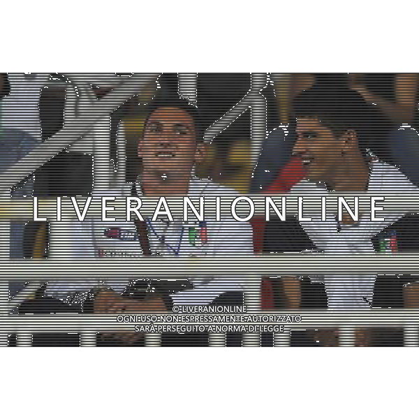 Qualificazioni ai Campionati Europei Under 21 Girone 3 Novara - 08.09.2009 Italia-Lussenburgo Nella Foto:MACHEDA FEDERICO IN TRIBUNA /Ph.Vitez-Ag. Aldo Liverani