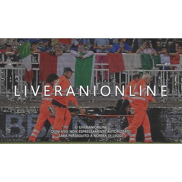 Qualificazioni ai Campionati Europei Under 21 Girone 3 Novara - 08.09.2009 Italia-Lussenburgo Nella Foto:MENSTER ESCE INFORTUNATO /Ph.Vitez-Ag. Aldo Liverani