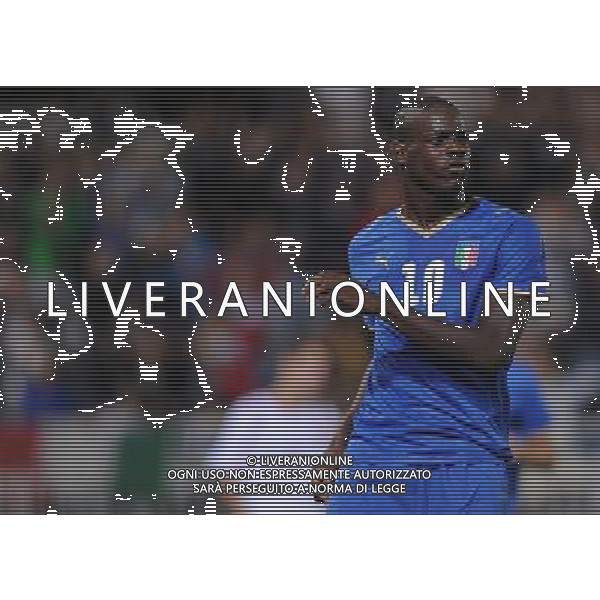 Qualificazioni ai Campionati Europei Under 21 Girone 3 Novara - 08.09.2009 Italia-Lussenburgo Nella Foto: MARIO BALOTELLI ESULTANZA /Ph.Vitez-Ag. Aldo Liverani