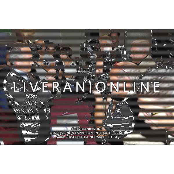 Torino 8-09-2009 Presentazione card del tifoso della Nazionale Nella foto:Abete Giancarlo con la card del tifoso AG ALDO LIVERANI 