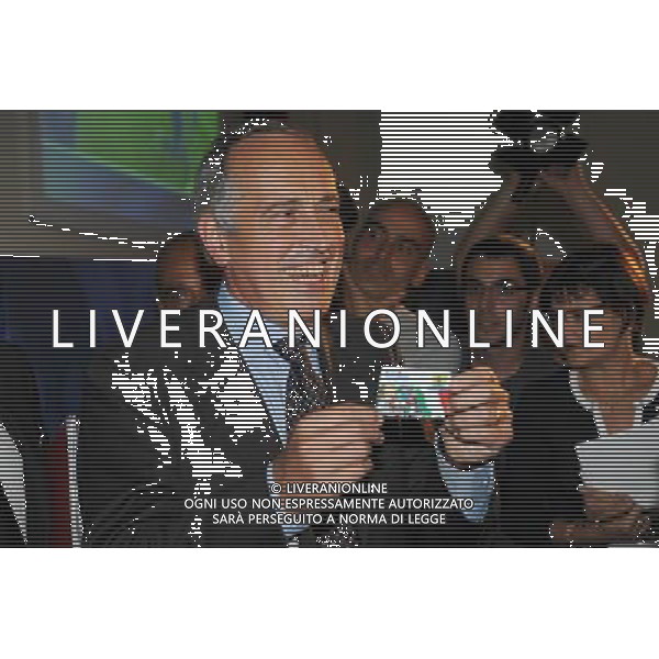 Torino 8-09-2009 Presentazione card del tifoso della Nazionale Nella foto:Abete Giancarlo con la card del tifoso AG ALDO LIVERANI 