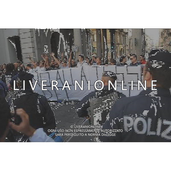 Torino 8-09-2009 Presentazione card del tifoso della Nazionale Nella foto: Protesta dei tifosi per la card dei tifosi AG ALDO LIVERANI 