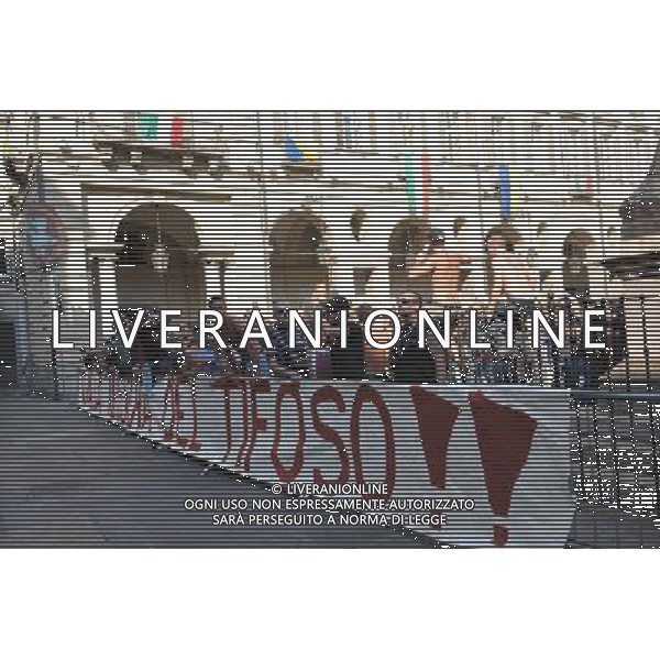 Torino 8-09-2009 Presentazione card del tifoso della Nazionale Nella foto:Protesta dei tifosi per la card dei tifosi AG ALDO LIVERANI 