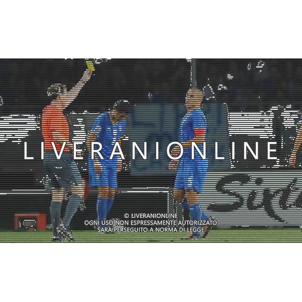 Qualificazioni ai Campionati Mondiali Sud Africa 2010 Gruppo 8 Torino - 09.09.2009 Italia-Bulgaria Nella Foto:FABIO CANNAVARO AMMONIZIONE /Ph.Vitez-Ag. Aldo Liverani