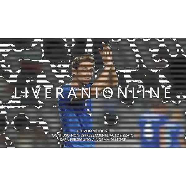 Qualificazioni ai Campionati Mondiali Sud Africa 2010 Gruppo 8 Torino - 09.09.2009 Italia-Bulgaria Nella Foto: CLAUDIO MARCHISIO FESTEGGIA A FINE PARTITA /Ph.Vitez-Ag. Aldo Liverani