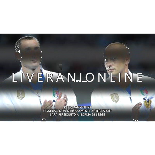 Qualificazioni ai Campionati Mondiali Sud Africa 2010 Gruppo 8 Torino - 09.09.2009 Italia-Bulgaria Nella Foto:CHIELLINI GIORGIO-CANNAVARO FABIO /Ph.Vitez-Ag. Aldo Liverani