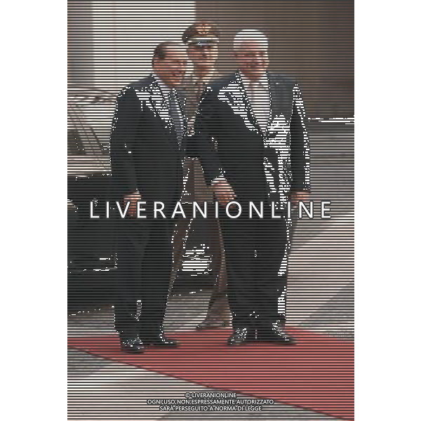 ROMA, 11 SETTEMBRE 2009 INCONTRO A PALAZZO CHIGI TRA SILVIO BERLUSCONI E IL PRESIDENTE DI PANAMA RICARDO ALBERTO MARTINELLI BERROCAL NELLA FOTO: SILVIO BERLUSCONI - RICARDO ALBERTO MARTINELLI BERROCAL © AG. ALDO LIVERANI SAS