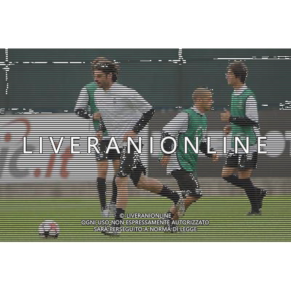 14-09-2008 Vinovo (To) Sport-Calcio Allenamento Juventus Nella foto: vincenzo Iaquinta e Giuseppe Giovinco ©Alessandro Falzone/AG. ALDO LIVERANI SAS