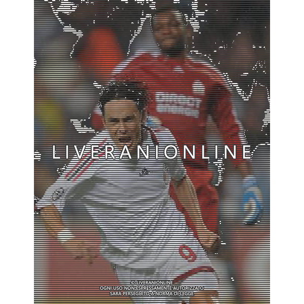 Champions League 2009/2010 Gruppo C Marsiglia(Francia) - 15.09.2009 Olympique Marsiglia-AC Milan Nella Foto: ESULTANZA DOPO IL GOL DI FILIPPO INZAGHI DEL 0-1 /Ph.Vitez-Ag. Aldo Liverani