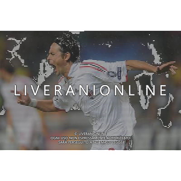 Champions League 2009/2010 Gruppo C Marsiglia(Francia) - 15.09.2009 Olympique Marsiglia-AC Milan Nella Foto: ESULTANZA DOPO IL GOL DI FILIPPO INZAGHI DEL 0-1 /Ph.Vitez-Ag. Aldo Liverani