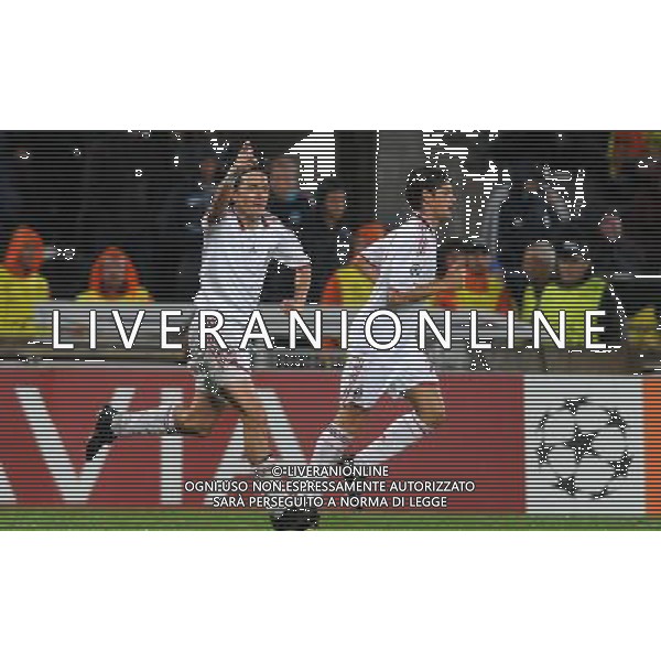 Champions League 2009/2010 Gruppo C Marsiglia(Francia) - 15.09.2009 Olympique Marsiglia-AC Milan Nella Foto: ESULTANZA DOPO IL SECONDO GOL DI FILIPPO INZAGHI DEL 1-2 /Ph.Vitez-Ag. Aldo Liverani