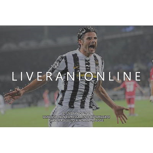 15-09-2009 Torino Sport-Calcio Juventus Bordeaux Champions League 2009/2010 Nella foto: l\'Esultanza di Iaquinta vicenzo dopo il gol ©Alessandro Falzone/AG. ALDO LIVERANI SAS 