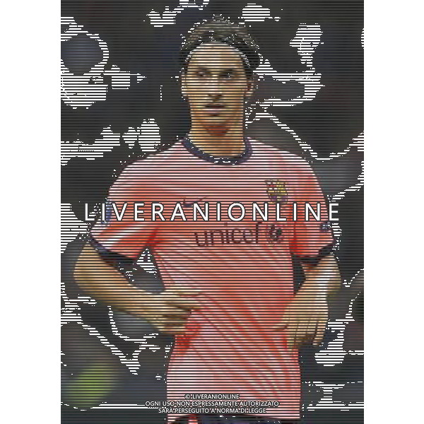 Inter - Barcellona Champions League 16/09/2009 nella foto zlatan ibrahimovic ©luzzani/Agenzia Aldo Liverani Sas