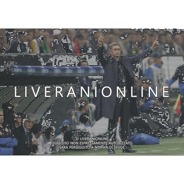 Inter - Barcellona Champions League 16/09/2009 nella foto jose\' mourinho ©luzzani/Agenzia Aldo Liverani Sas