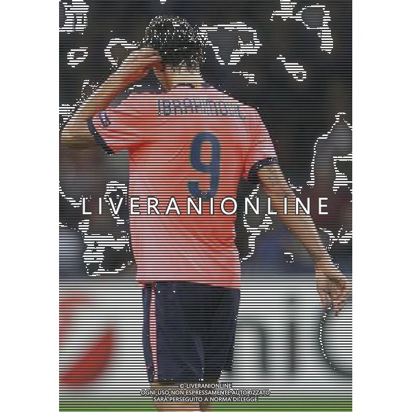 Inter - Barcellona Champions League 16/09/2009 nella foto zlatan ibrahimovic ©luzzani/Agenzia Aldo Liverani Sas