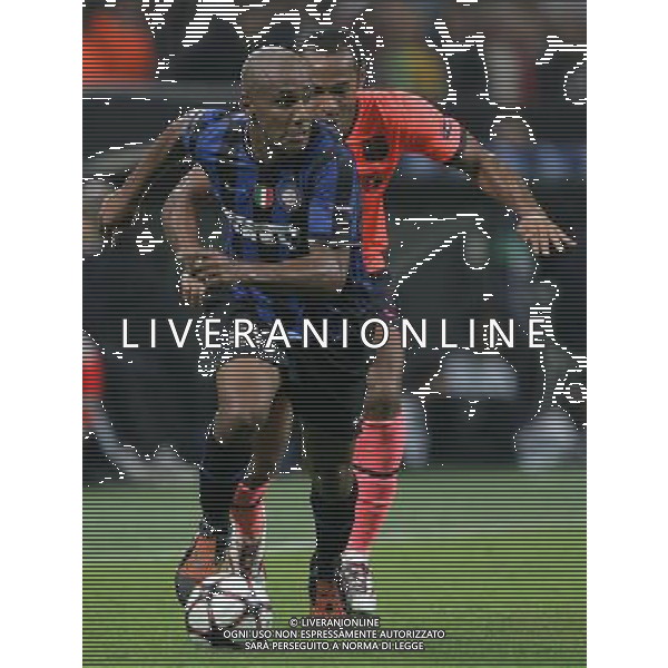 Milano 16-09-2009 Champions League 2009/10 Gruppo F Inter-Barcellona 0:0 nella foto thierry henry e maicon ph marco luzzani/ag aldo liverani s.a.s. 